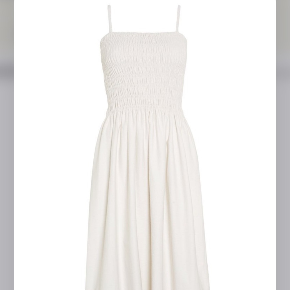 Faithful the brand Camden Midi Dress Plain Oat